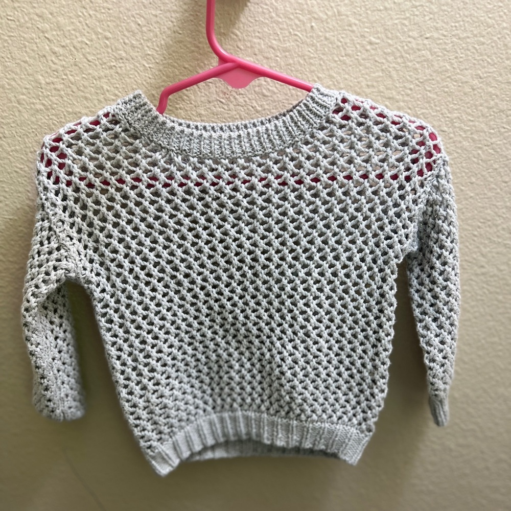 Peek Little Peanut Baby Girl Knit Sweater, 3-6 months
